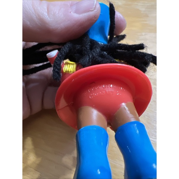 1984 cabbage patch figure African American Blue Hat Red Band Outfit Blue Boots - Picture 4 of 4